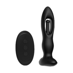 AnalTech Stimulateur Prostatique Vibrant Slapslup 13 x 3.6cm Noir  